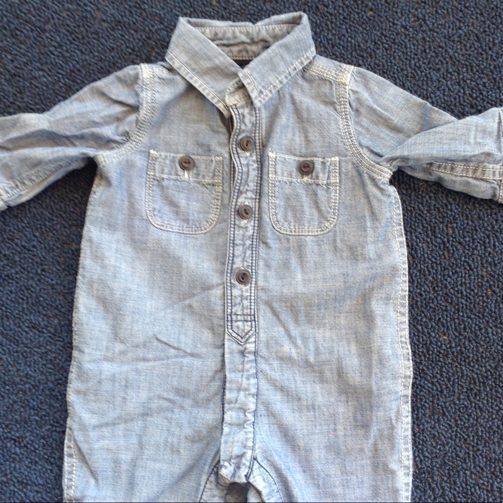 Gap denim onesie